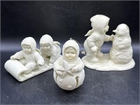 3 Assorted Department 56 Snow Babies