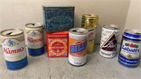 Tobacco Tin & Beer Cans