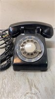 Black Rotary Dial Phone