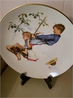 NORMAN ROCKWELL -- FLYING HIGH -- COLLECTOR PLATE