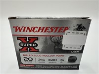 Winchester 20ga Shotgun Shells Slug 5rds