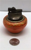 Mid century ceramic butane lighter with