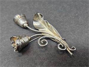 MEXICAN STERLING BROOCH