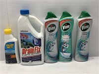 Lot of 5 Assorted Cleaning Products - NEW