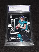 Trevor Lawrence 2021 Optic GEM MT 10 Gridiron King