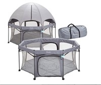 hiccapop XL 69" Outdoor Baby Playpen with Dome
