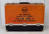 Vintage R C A Color T V Tubes Large Repair Case