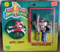 Mighty Morphin Power Rangers Switch Plate & Nite