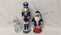 Forever Collectibles Colts Nutcracker & Santa