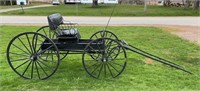 Full size horse carriage. DECORATIVE. OFFSITE PU