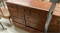 SMALLER 9 DRAWER DRESSER SOILD