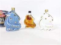 3 bouteilles de Cognac Larson, par Limoge France