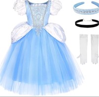 Cinderella Costumes Little Girl Dress Up Puffy