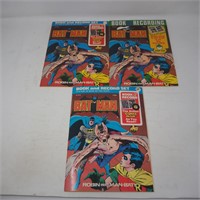 3 Batman: Robin Meets Batman Comic & 45 Vinyl