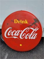 Porcelain 48" Coke Button