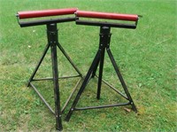 2 Adj Roller Feed Stands 21x21