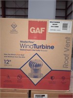 GAF MasterFlow 12" Wind Turbine Roof Vent
