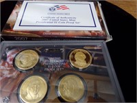 2007 US Mint President $1 coin proof set
