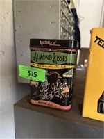 VTG ALMOND KISSES TIN