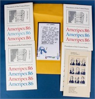 Stamps 5 Ameripex 86 Sets