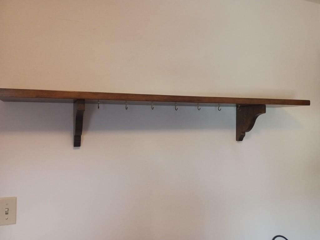 Wooden Shelf 8' x 5"
