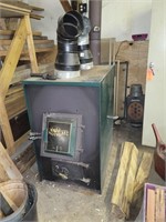 Hot blast wood stove