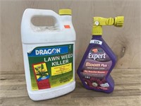 1 JUG  DRAGON LAWN WEED KILLER AND SCHULTZ EXPERT