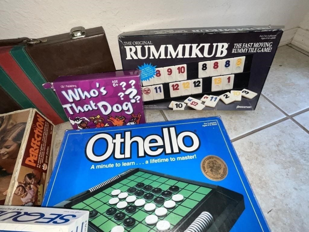 Board games as displayed