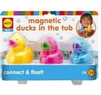 New 6x Alex Bath Toys Rub a Dub Magnetic Ducks