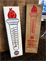 1ft x 3” Vintage Standard Thermometer