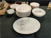 Apx. 45 Pieces Minuet Rose Japanese china