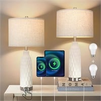OUTON Table Lamps Set of 2, Touch Control...