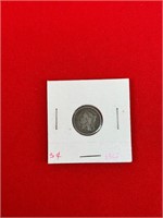 1865 Three Cent Nickel Coin