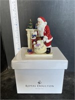 Royal Doulton “Santa at the fireplace”