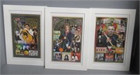 (3) Framed and Matted Beatles Prints. "Ringo,