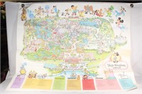 1985 Magic Kingdom Folding Map