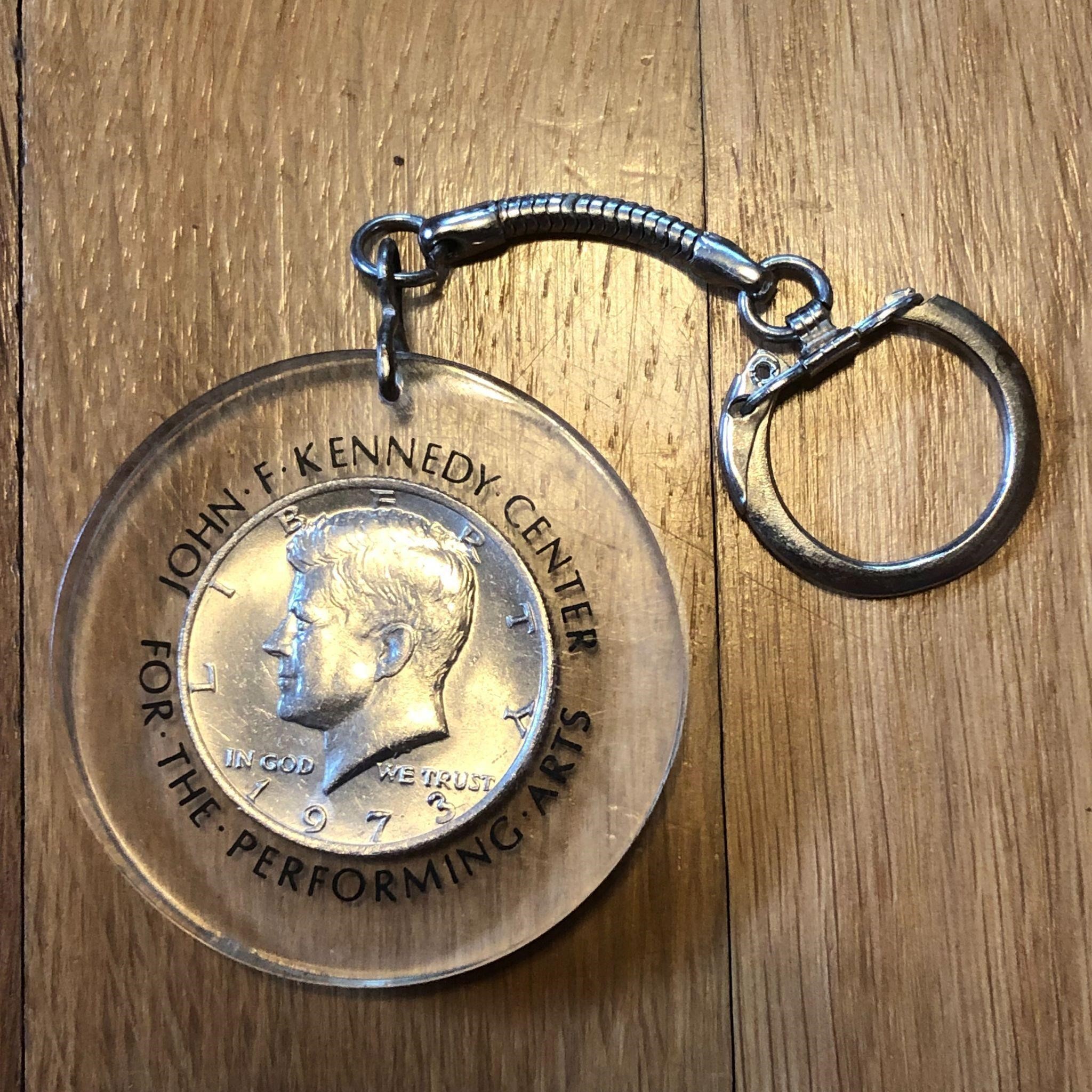 1973 Kennedy Half Dollar Coin Keychain
