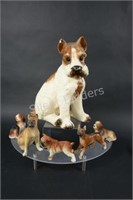 Bone China, Ceramic & Bisque Dog Figurines