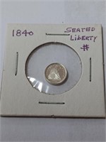 1840 Seated Liberty