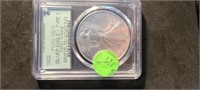 2021 Silver Eagle Type 11--ms70 1st Strike