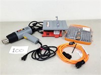 Heat Gun, Screwdriver Set, Mini Saw (No Ship)