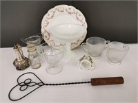 Glassware collection and table lighter