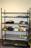 (2) Wire Rack Shelves, Green Epoxy