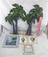 Hanging Palm Trees and Beach Art