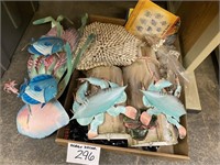 OCEAN THEMED WALL DECOR & SEASHELLS & MORE