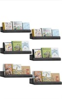 15.8 Inch Floating Picture Shelves with Ledge Set