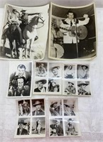 Old photos - signed on back Abbott/ Costello/