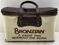 1985 beach bag Bronztan 11x16x6in