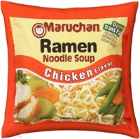 Ramen Noodle Soup Throw Pillow Covers 18'X18'