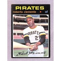 1971 Topps Roberto Clemente Crease Free Centered